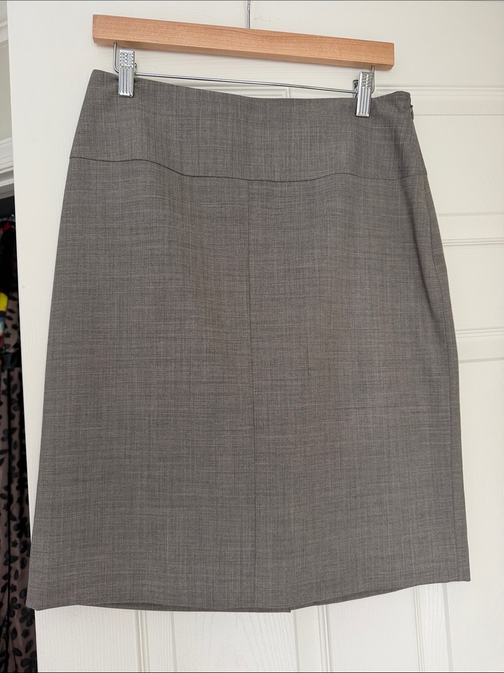 Banana Republic Gray Pencil Skirt